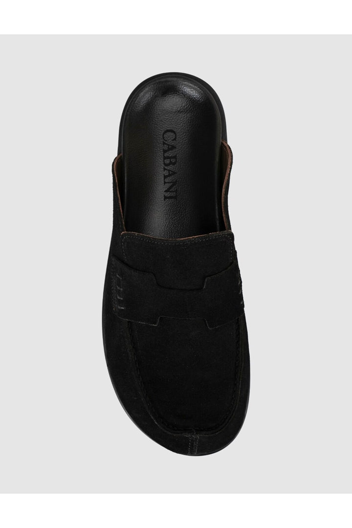 Cabani Shoes Mocassins en cuir véritable pour homme en noir - Multicolore