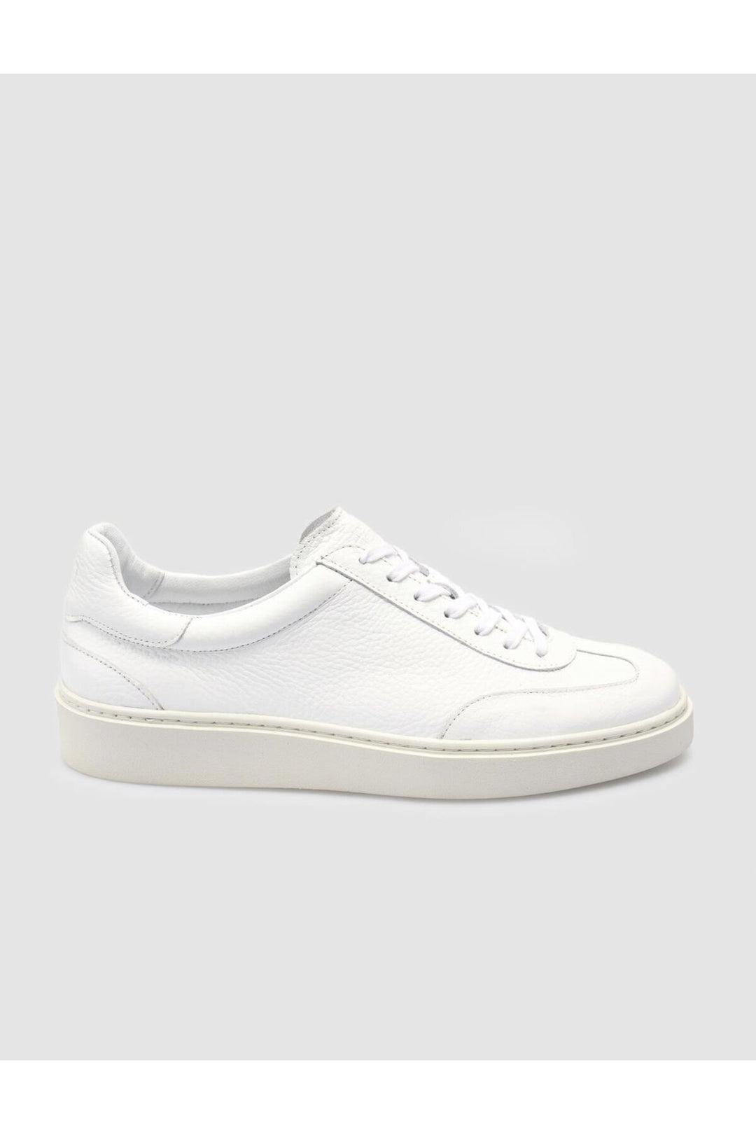Cabani Shoes %100 Cuir véritable Baskets blanches pour hommes - Blanc