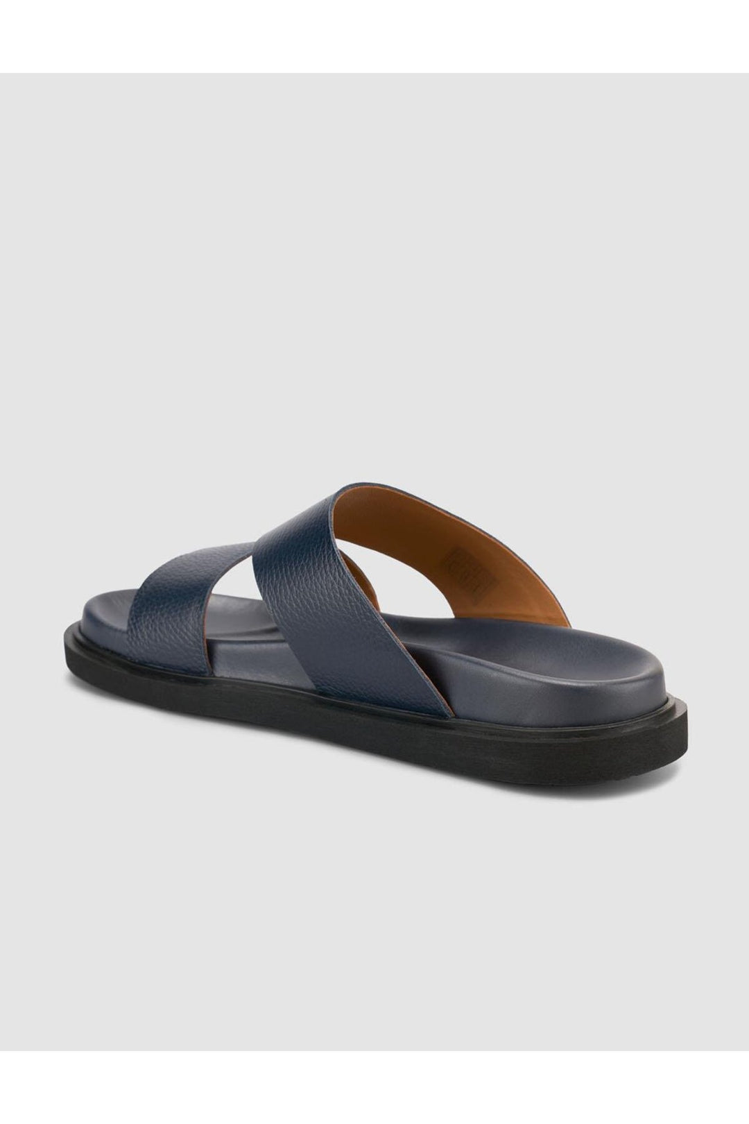 Cabani Shoes %100 Cuir Véritable Sandales pour Hommes Bleu marine - Bleu marine