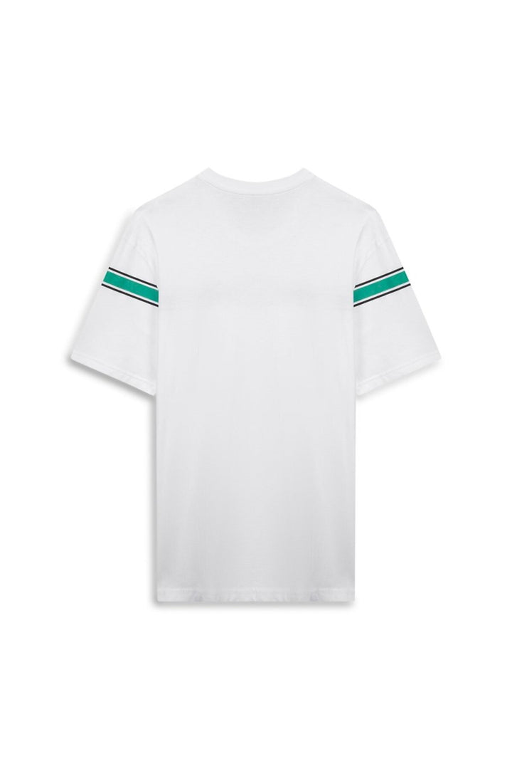 LTB T-shirt blanc avec logo à rayures - Blanc