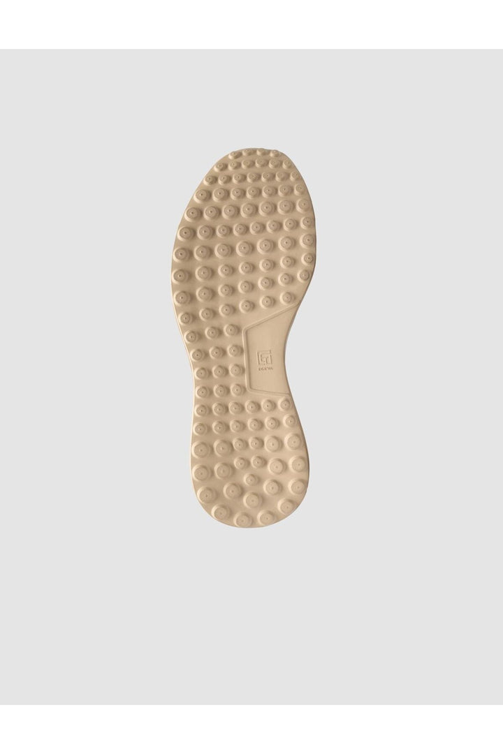 Cabani Shoes Laurino Chaussures de sport pour hommes en cuir véritable 100% marron à lacets - Marron