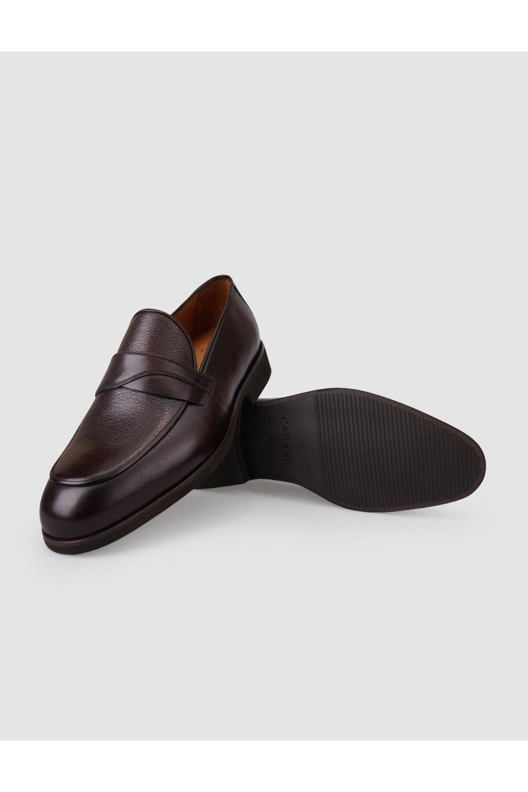 Cabani Shoes %100 Cuir véritable Chaussures classiques pour hommes Marron - Multicolore