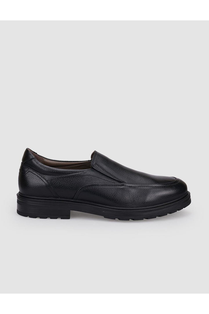 Cabani Shoes Chaussures de ville pour hommes en cuir véritable noires - Multicolore
