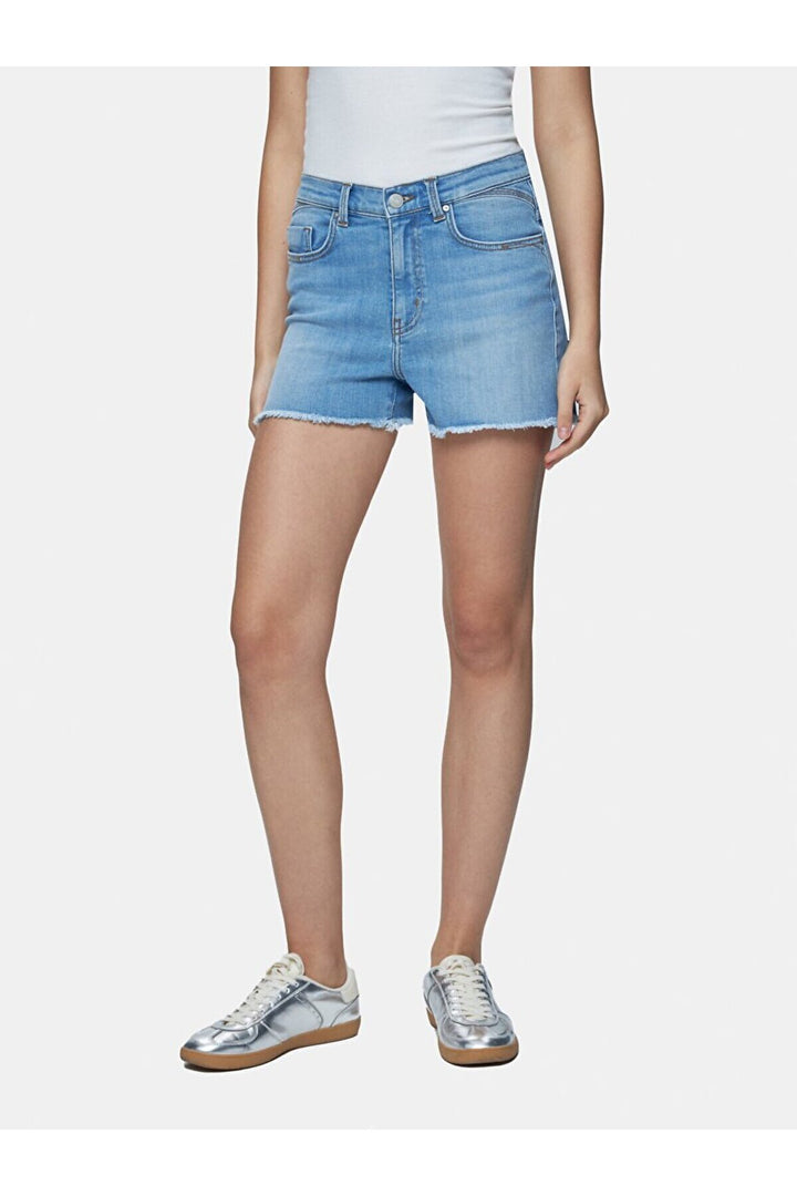 LTB Short en jean taille haute Carola