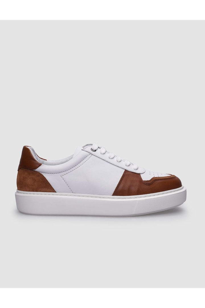 Cabani Shoes 100% Genuine White Leather - White