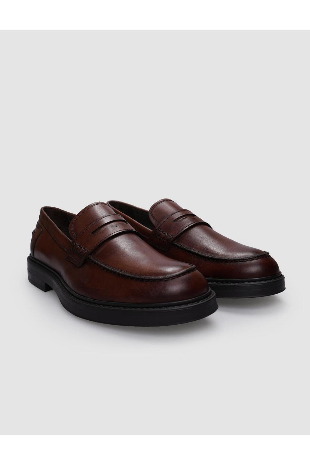 Cabani Shoes Chaussures de ville pour hommes en cuir véritable marron 100% - Multicolore