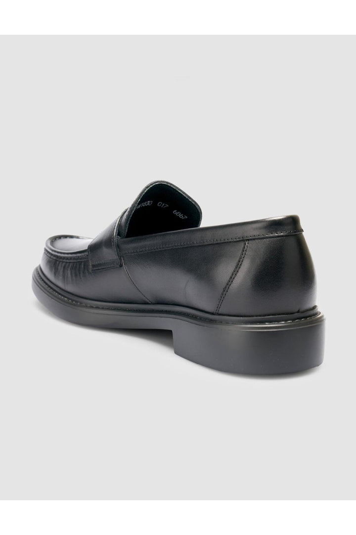 Cabani Shoes %100 Cuir véritable Noir Mocassins pour hommes - Noir