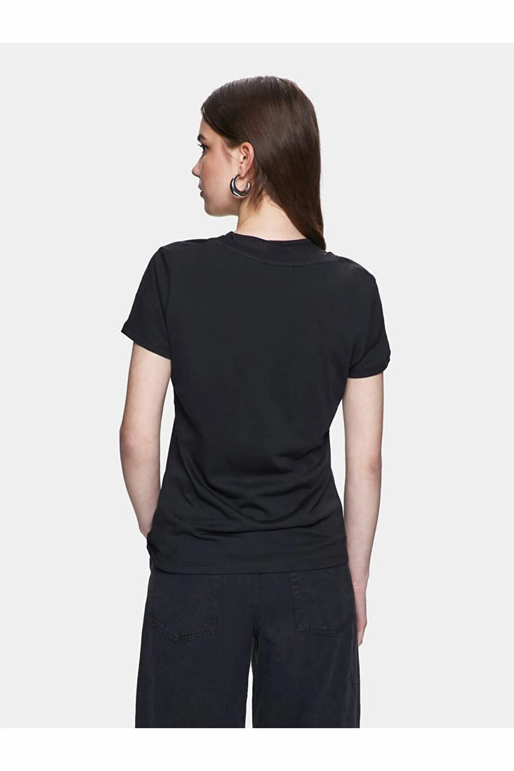 LTB T-shirt Asyon-x noir pourfemme012258008760890000-200