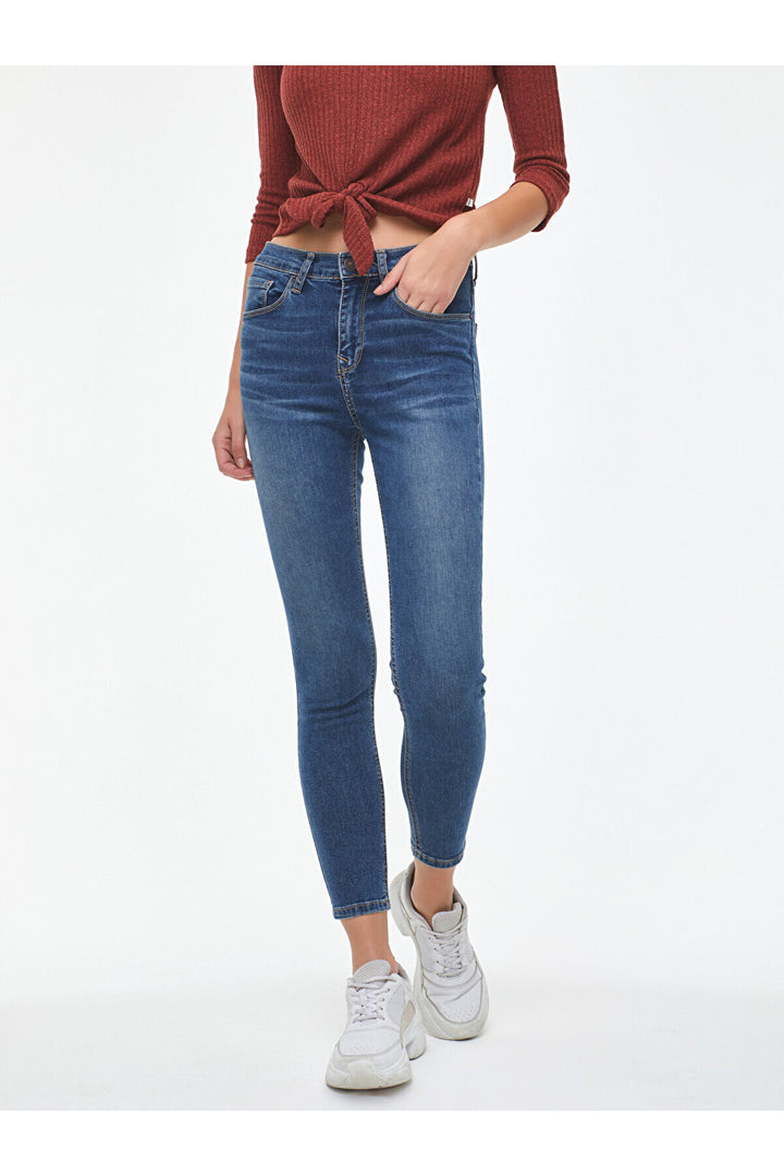 LTB Tanya X Pantalon skinny taille mi-haute - tanya x tread wash