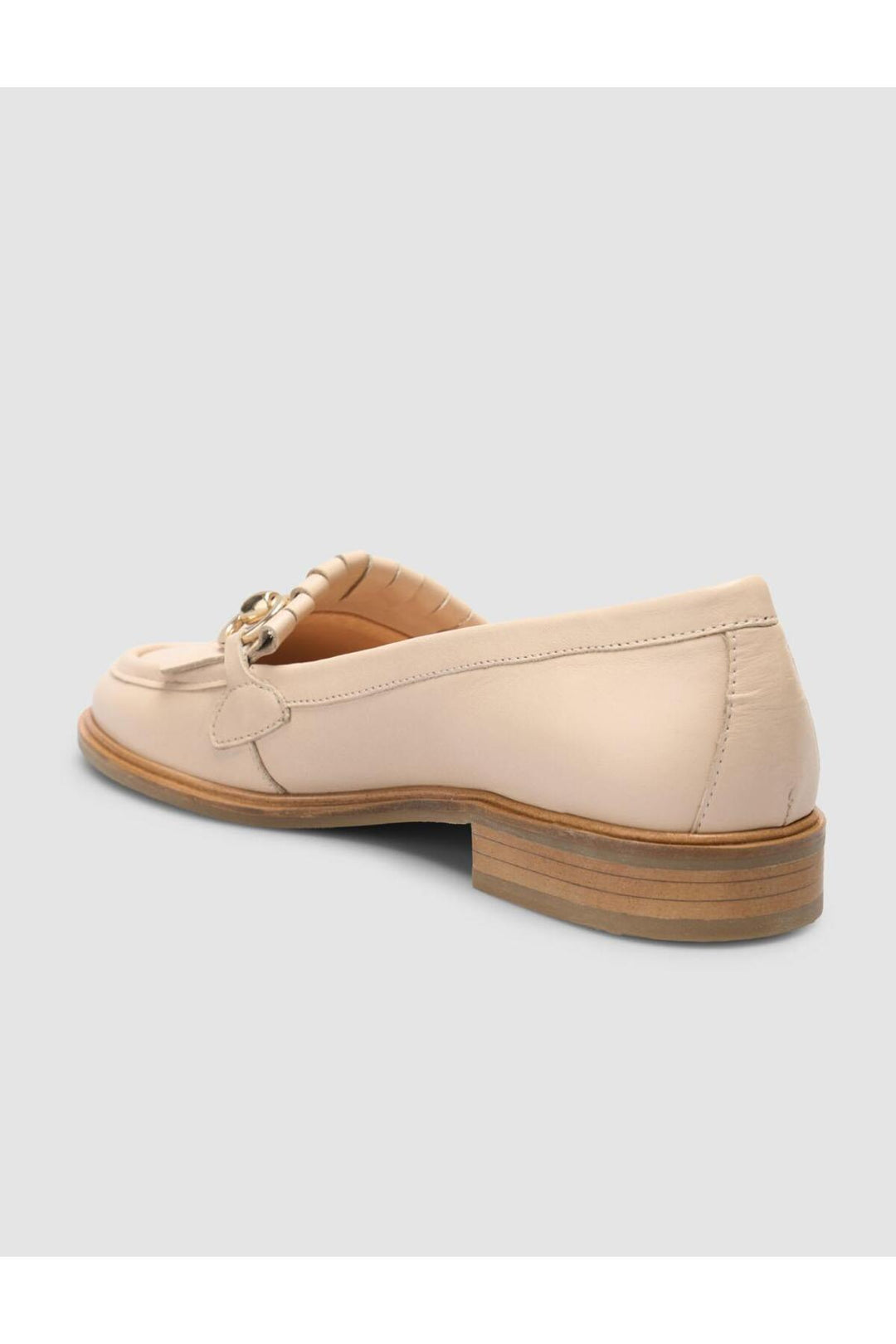 Cabani Shoes %100 Cuir véritable Mocassins à franges pour femmes Beige - Beige