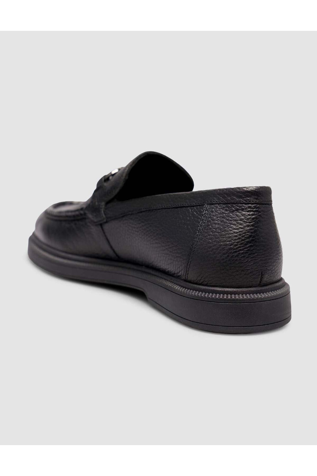 Cabani Shoes Chaussures Loafer pour hommes en cuir véritable noir - Noir