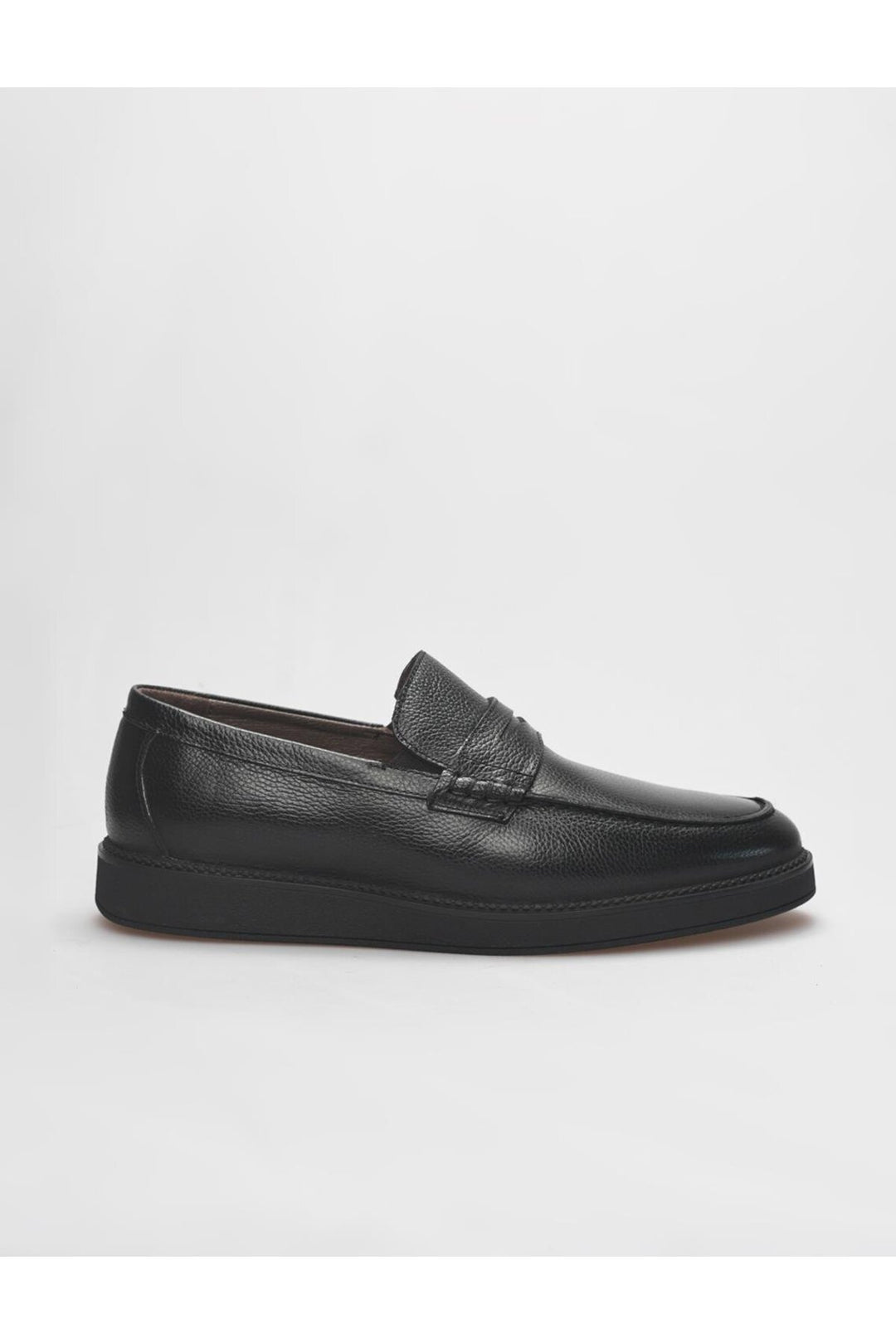 Cabani Shoes Chaussures de sport pour hommes en cuir véritable noir - Noir