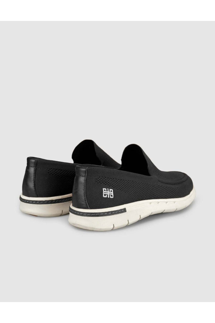 Cabani Shoes Chaussures décontractées pour hommes en tricot à semelle légère anthracite - Anthracite