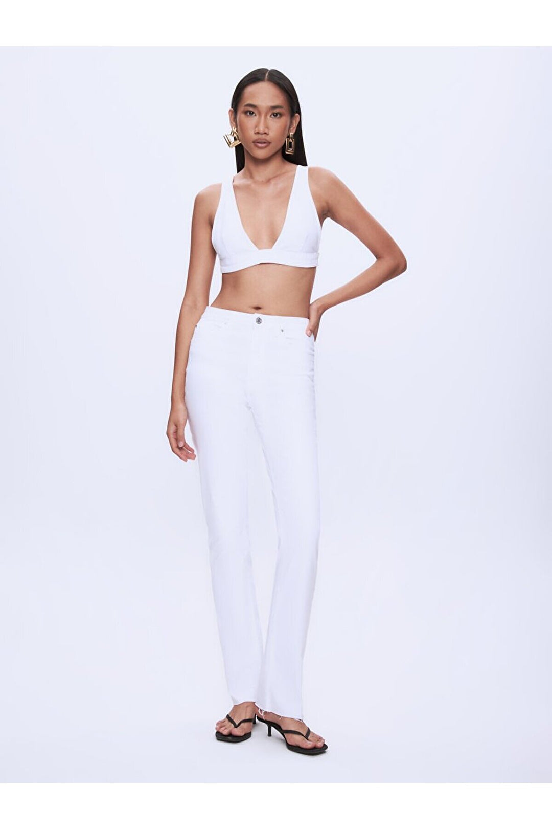 LTB Pantalon en jean coupe droite Betıana X à taille haute