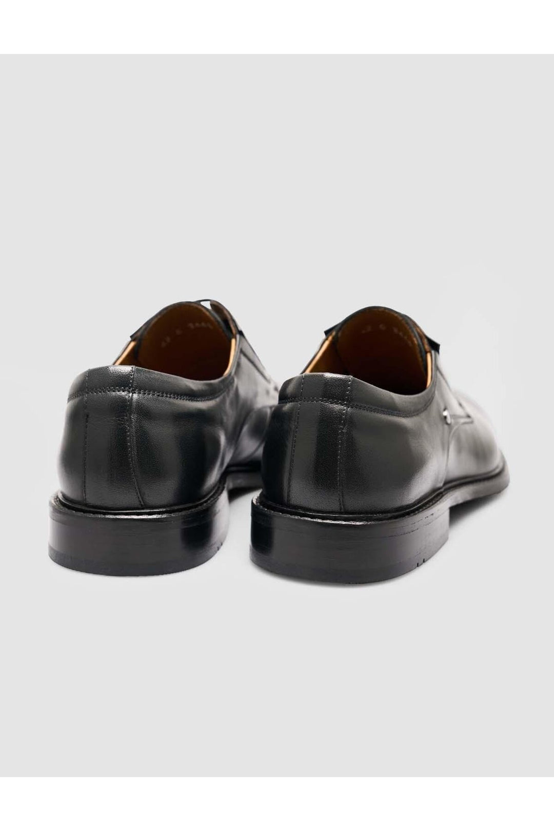 Cabani Shoes Chaussures classiques pour hommes en cuir véritable noir Soft pour la marche. - Noir