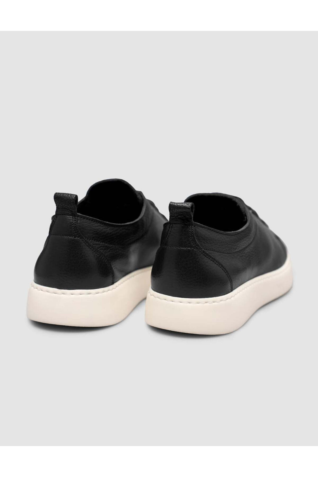 Cabani Shoes Sneaker minimal homme en cuir noir - Multicolore