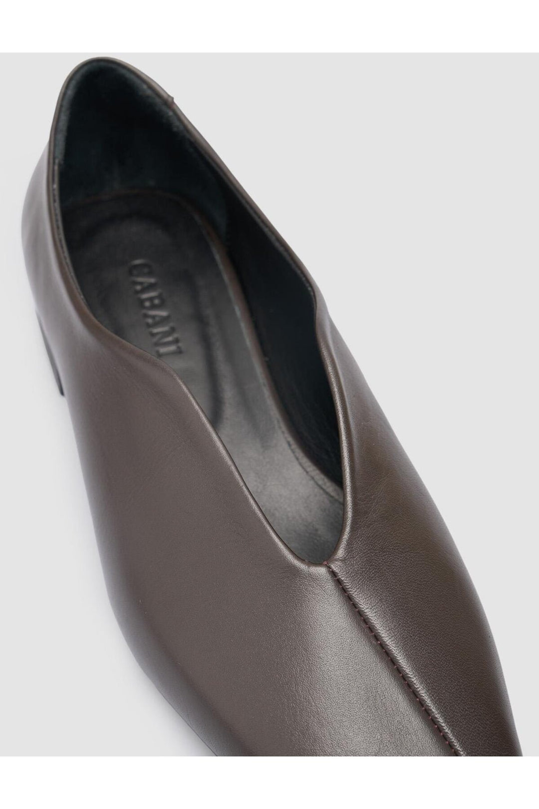 Cabani Shoes %100 Cuir véritable Ballerines femmes Marron - Marron