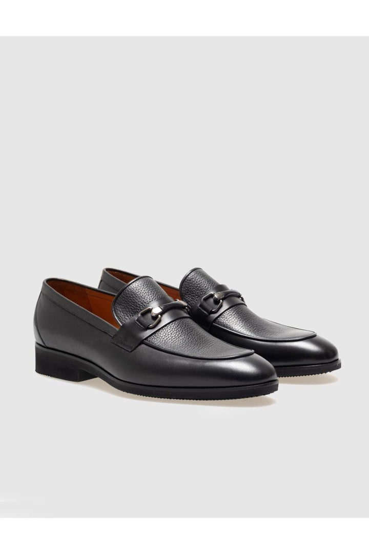 Cabani Shoes Chaussures classiques pour hommes en cuir véritable avec boucle noire - Multicolore