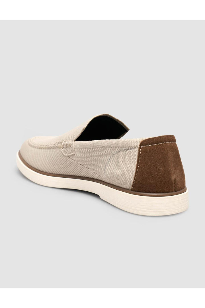 Cabani Shoes Chaussures en tricot pour hommes en beige tressé - Beige