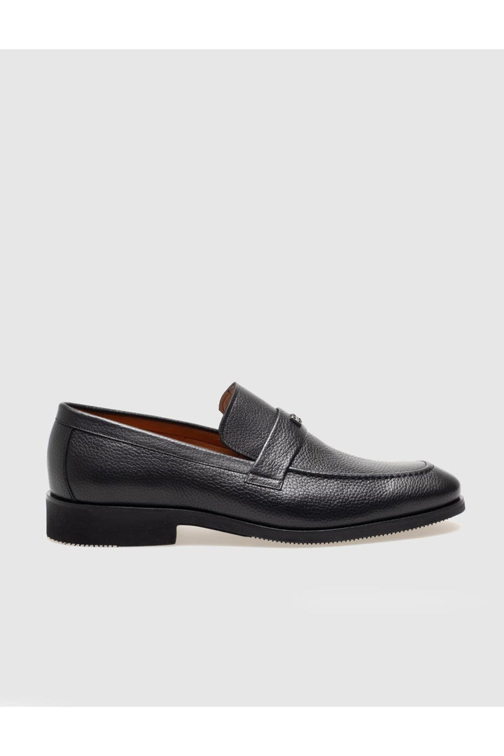 Cabani Shoes Chaussures classiques pour hommes en cuir véritable noires - Noir