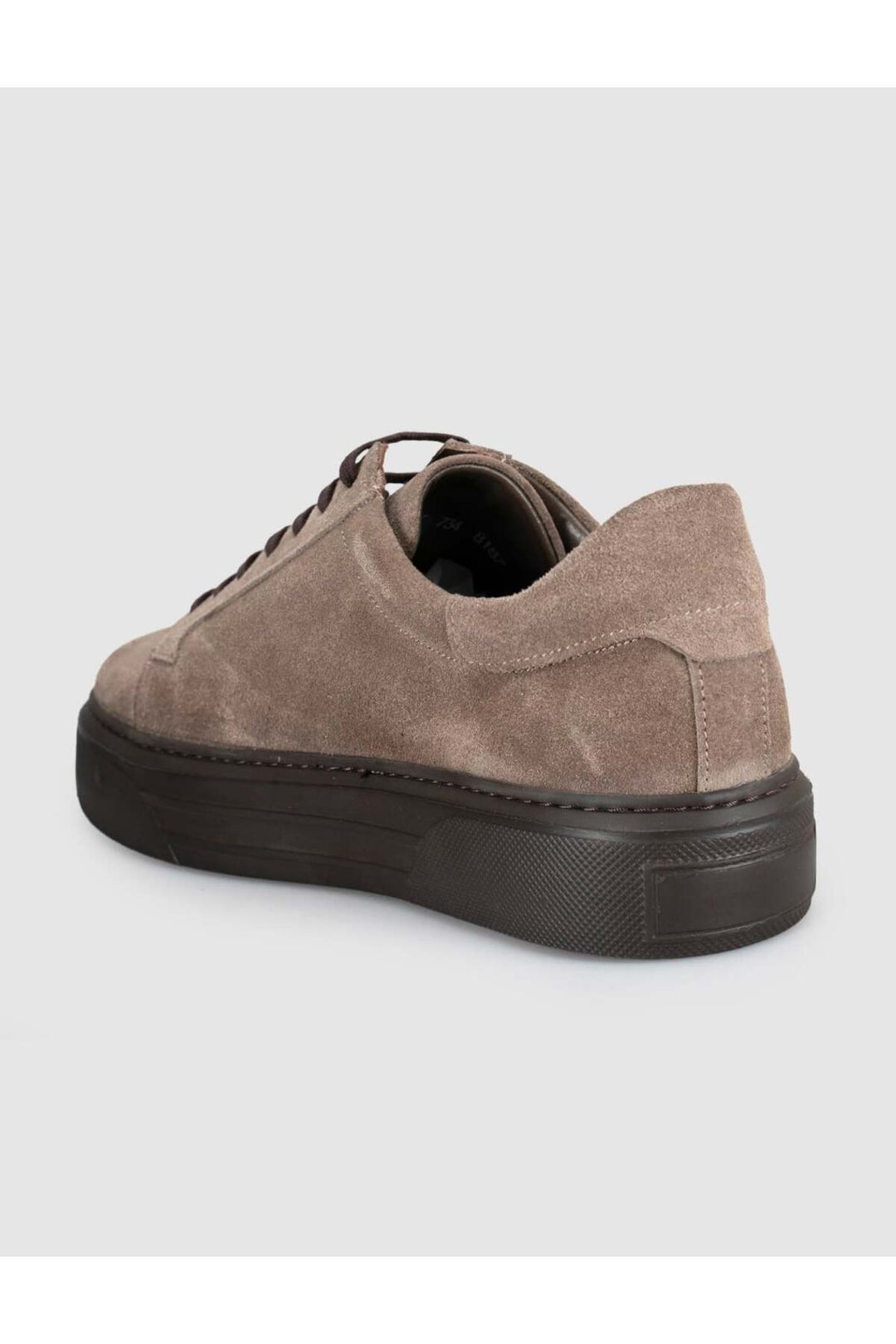 Cabani Shoes Baskets pour hommes en cuir suédé beige - Vison
