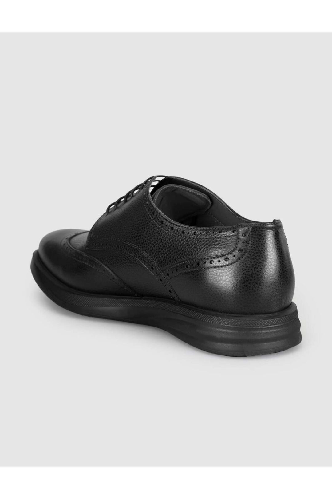 Cabani Shoes Chaussures Oxford pour hommes en cuir véritable noires - Multicolore