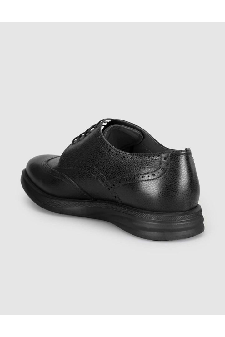 Cabani Shoes Chaussures Oxford pour hommes en cuir véritable noires - Multicolore
