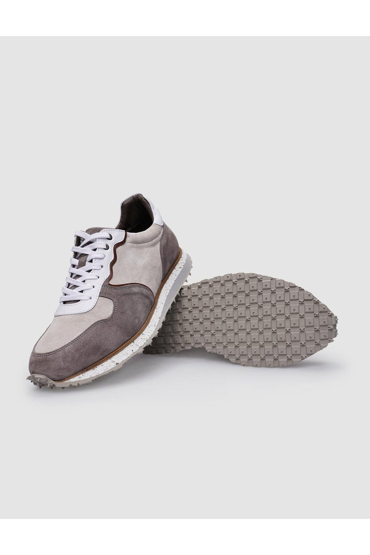 Cabani Shoes %100 Cuir véritable Chaussures de sport pour hommes en vison à lacets - Vison
