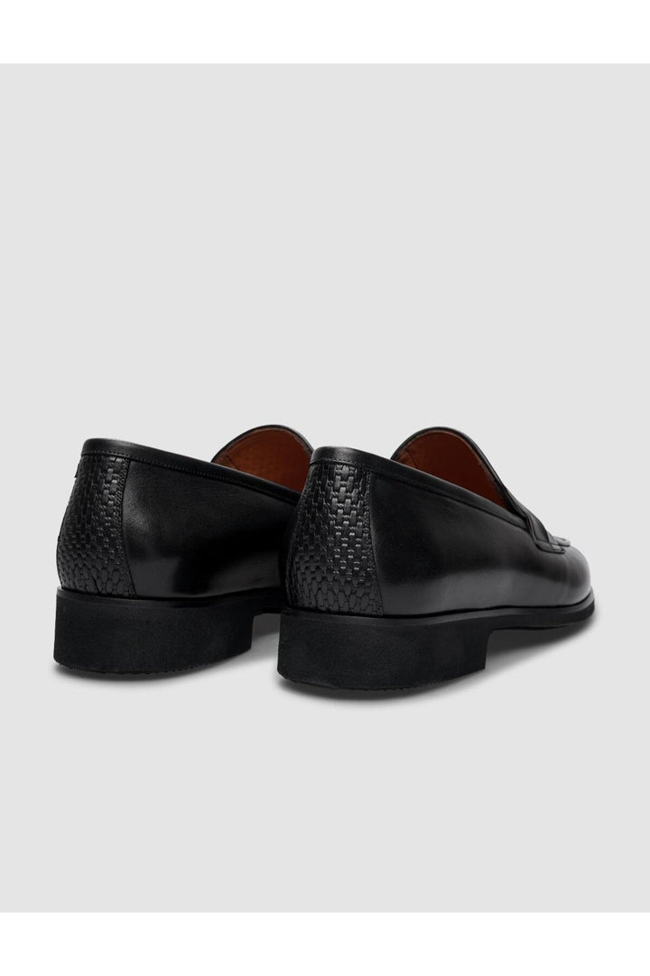 Cabani Shoes %100 Cuir véritable Chaussures classiques pour hommes noires - Noir