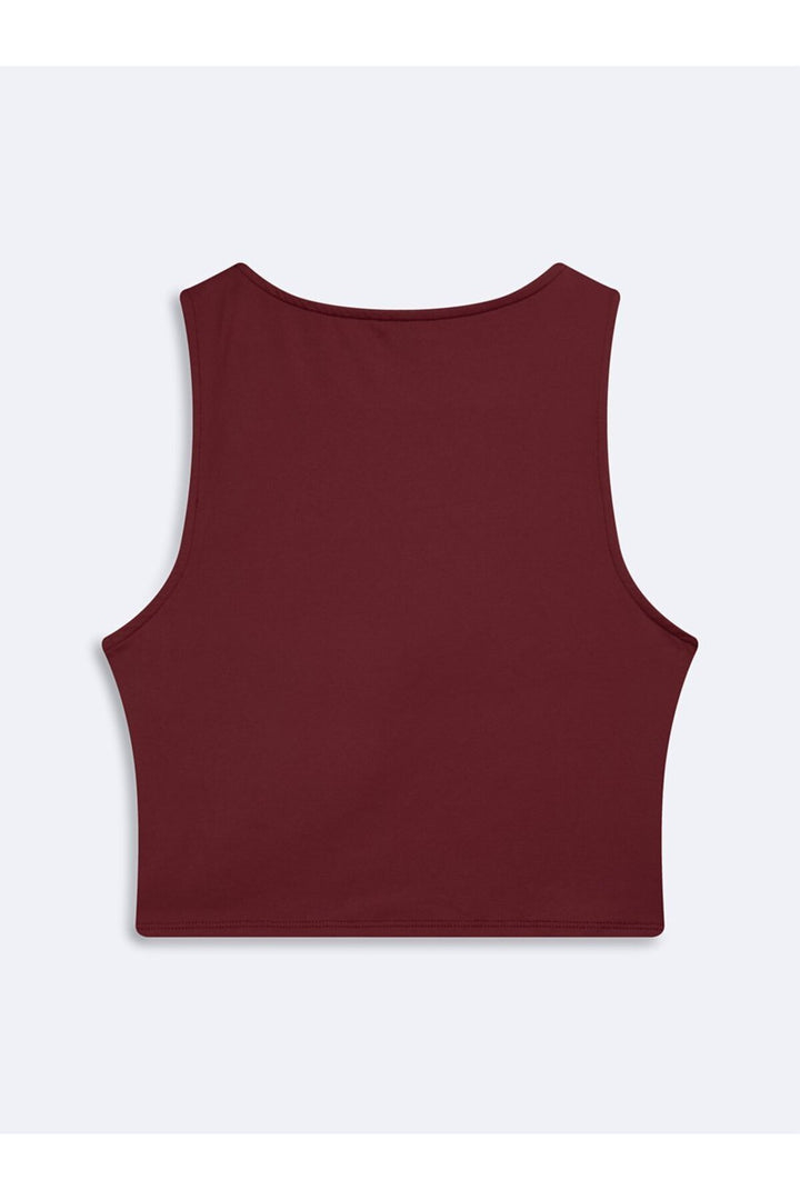 LTB Débardeur sans manches Slim Fit Bordeaux - Rouge