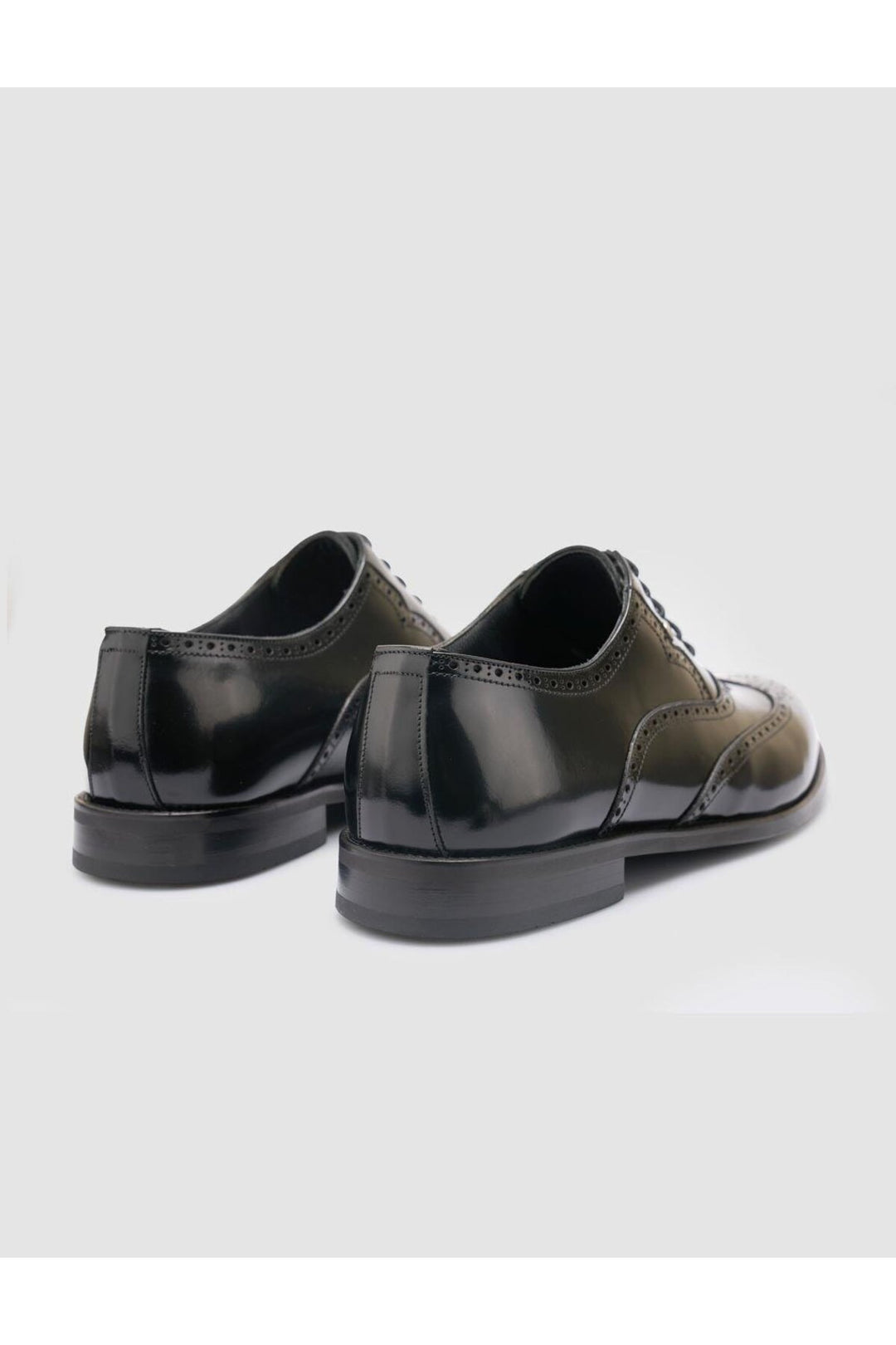 Cabani Shoes Chaussures classiques pour hommes en cuir véritable noir à motifs 100% - Multicolore