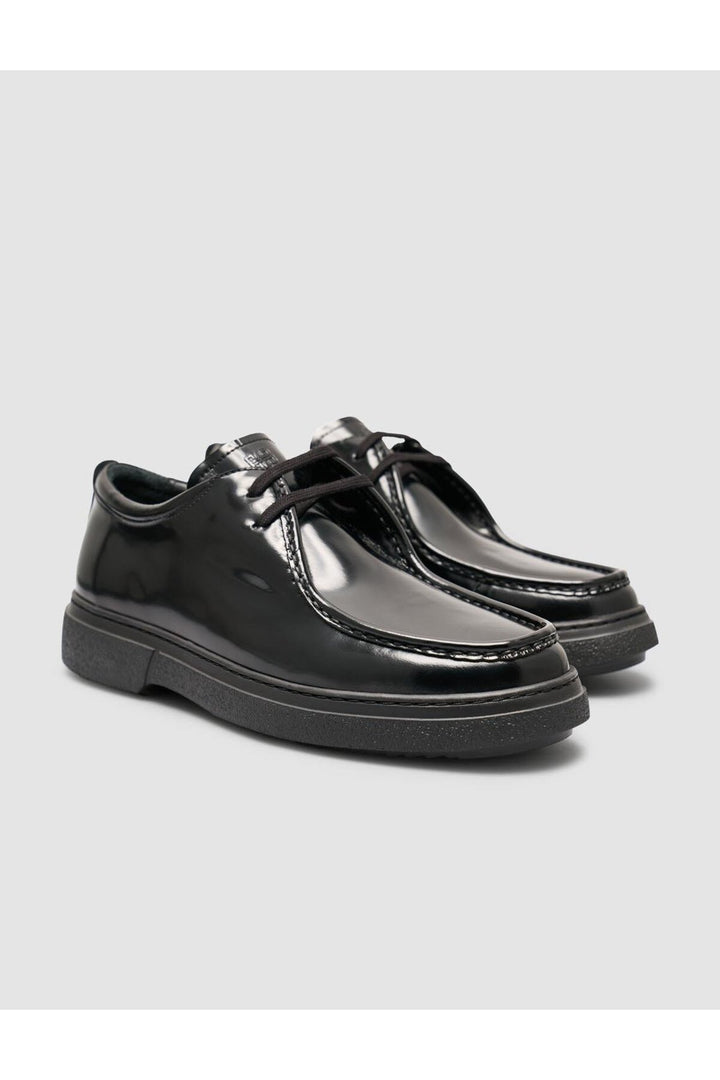 Cabani Shoes Chaussures de ville pour hommes en cuir noir à 100% - Noir