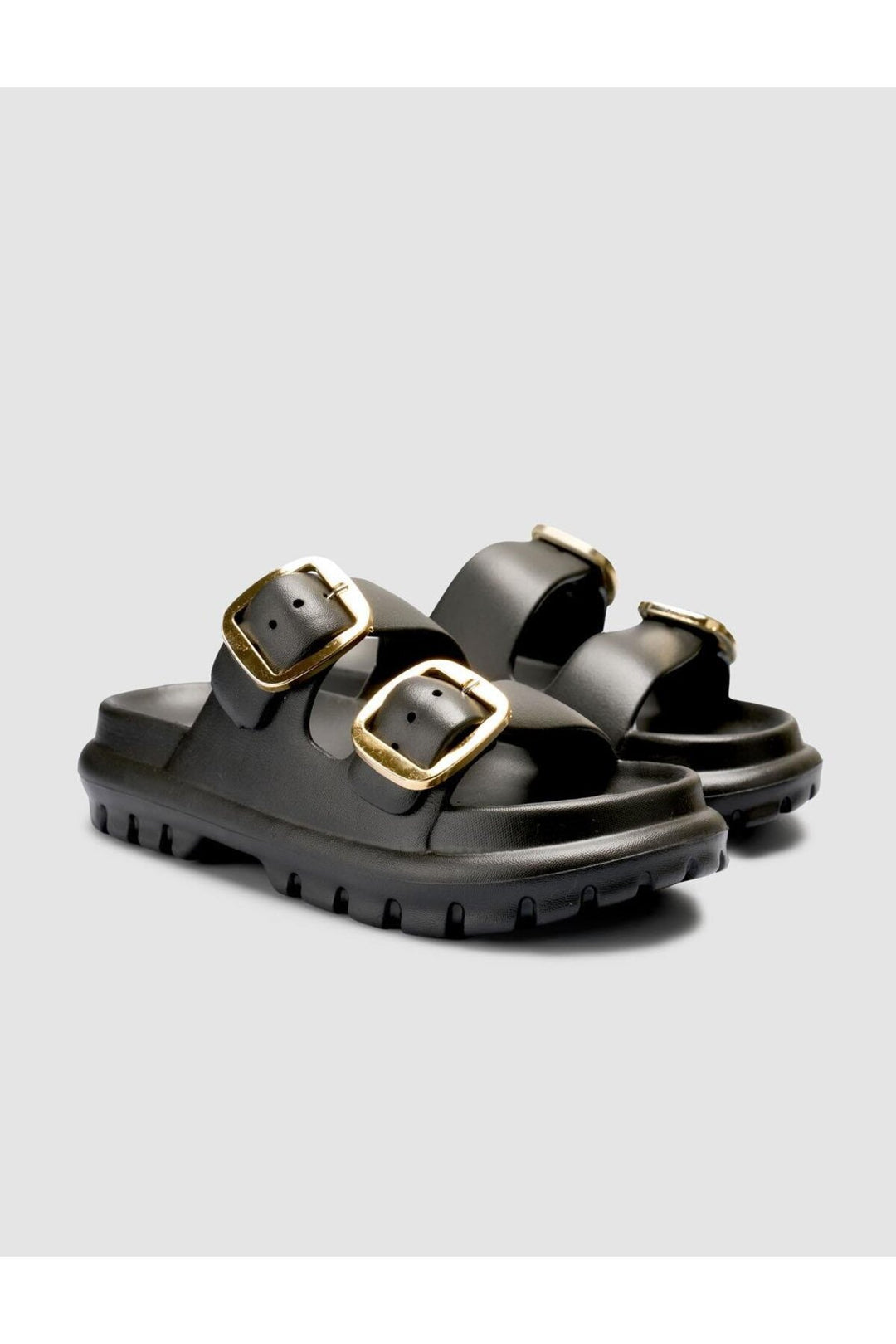 Cabani Shoes Snx Sandale en EVA pour femme avec détail de boucle noire - Noir