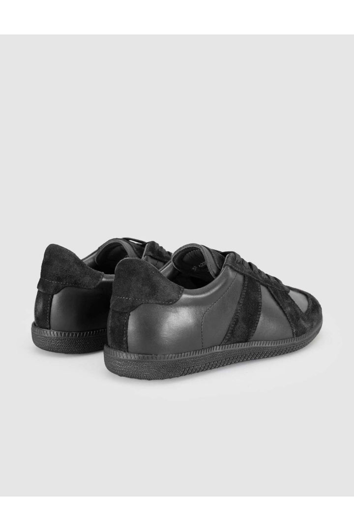 Cabani Shoes Baskets femme en cuir suédé noir - Multicolore