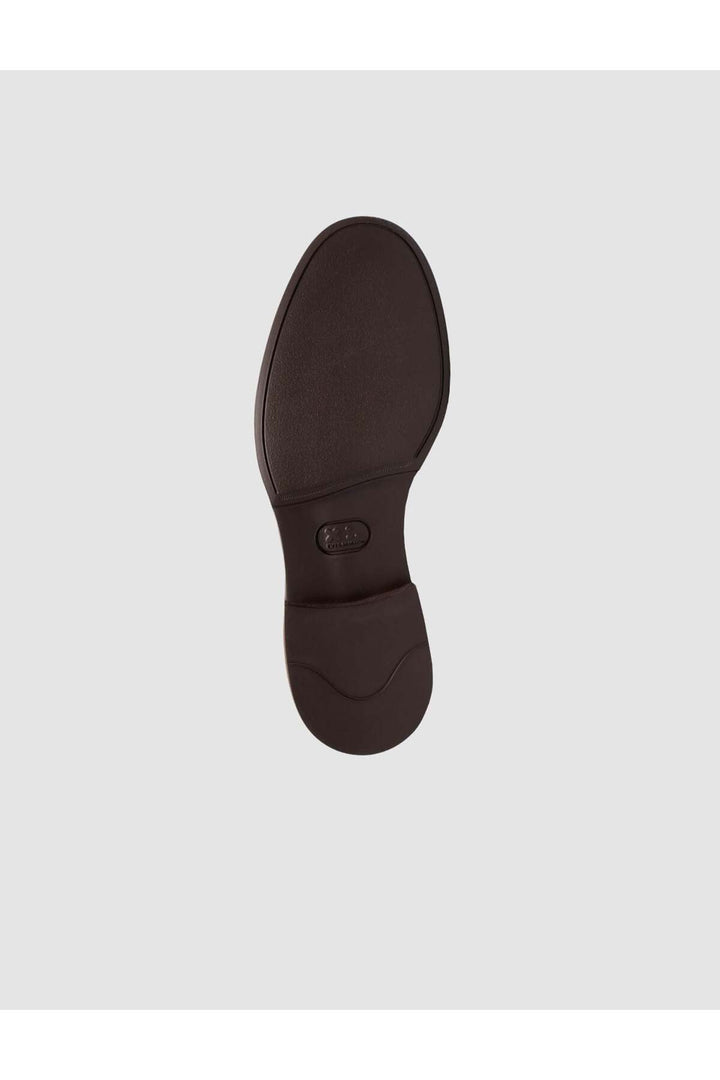 Cabani Shoes Homme Mocassins Classiques en Cuir Véritable Marron - Multicolore
