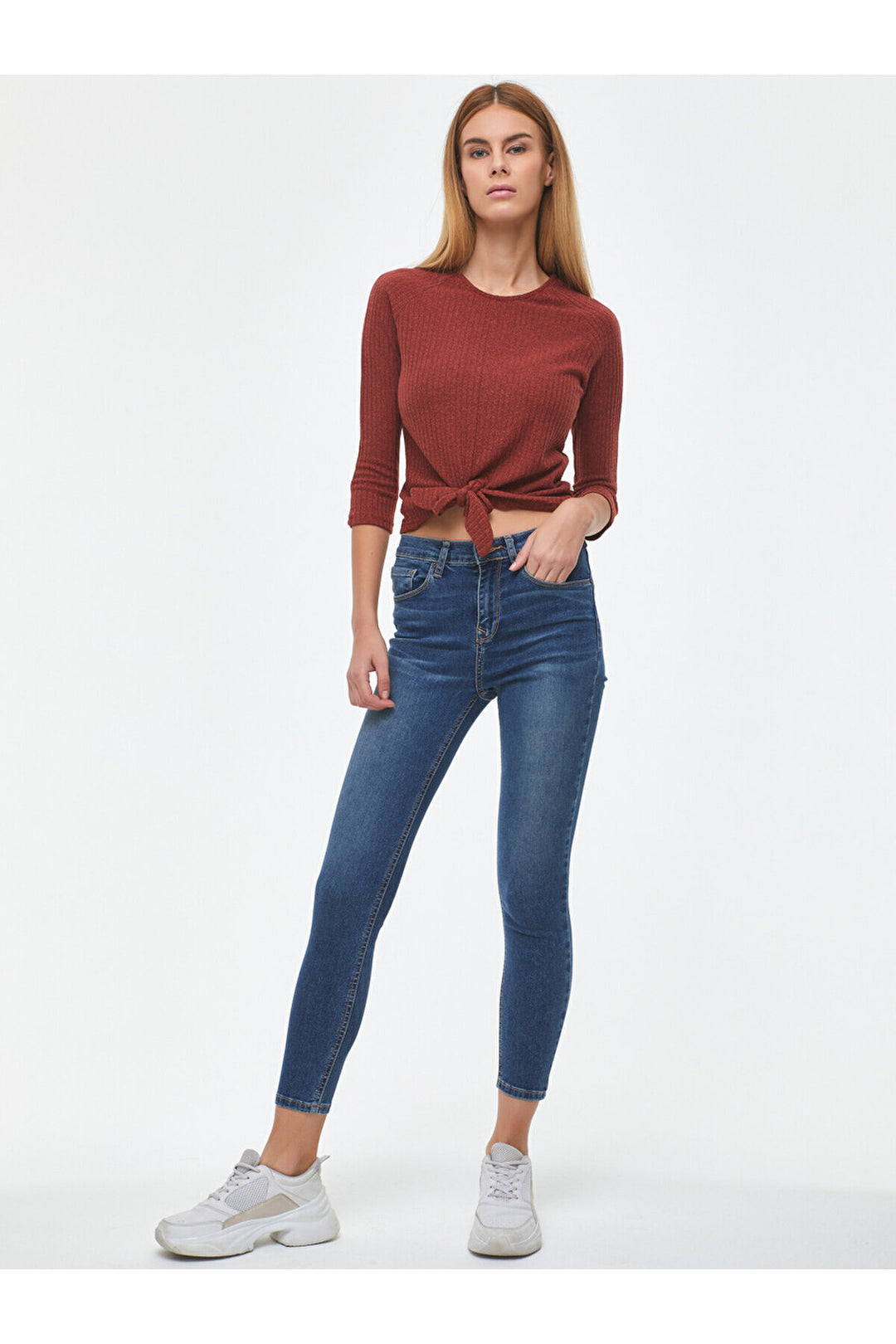 LTB Tanya X Pantalon skinny taille mi-haute - tanya x tread wash