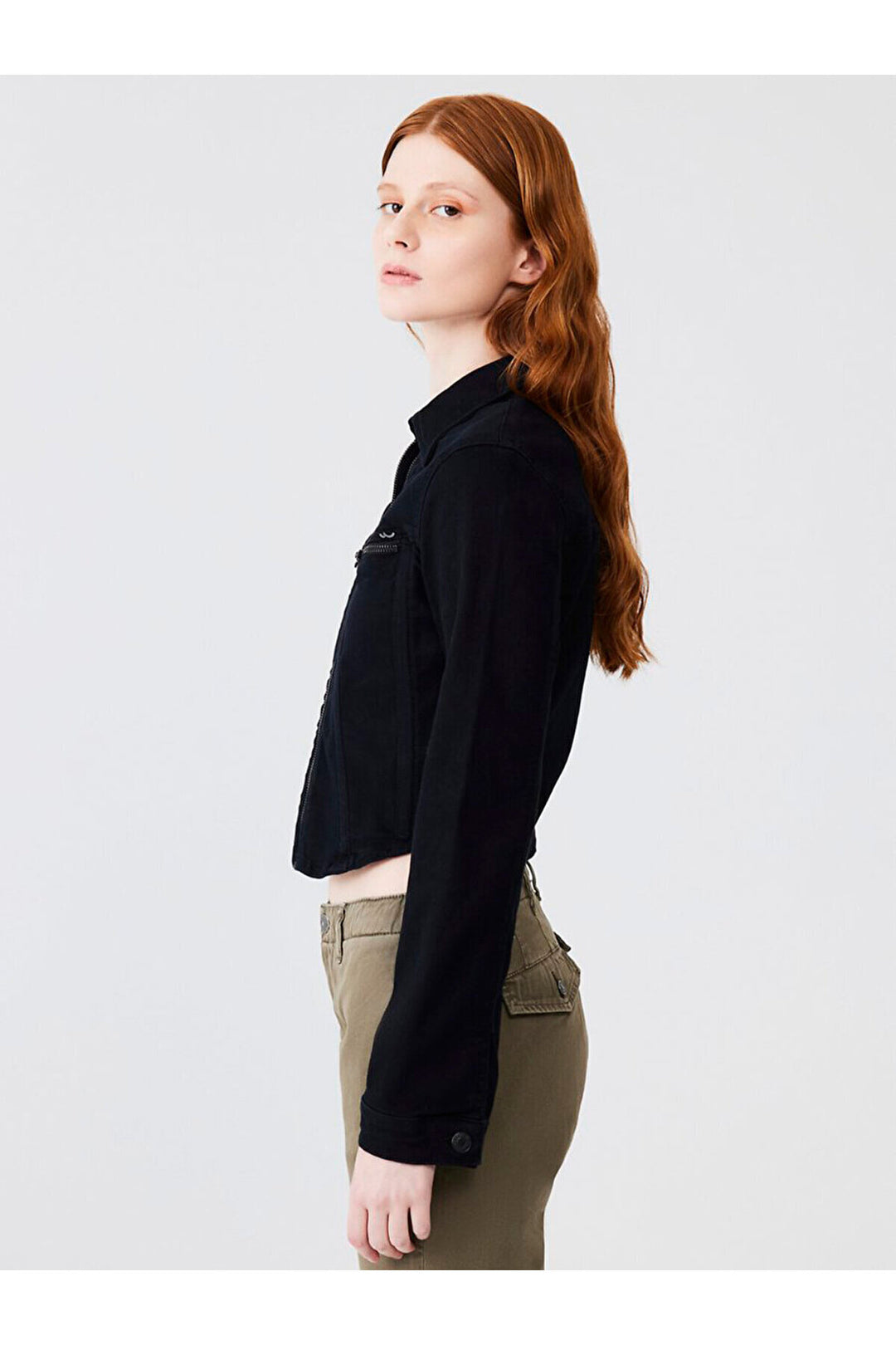 LTB Veste courte avec bandeau sur les yeux