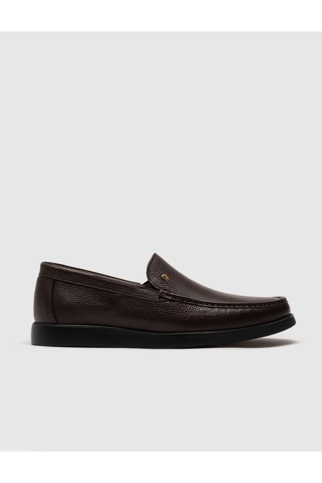 Cabani Shoes Chaussures classiques décontractées pour hommes en cuir véritable marron - Marron