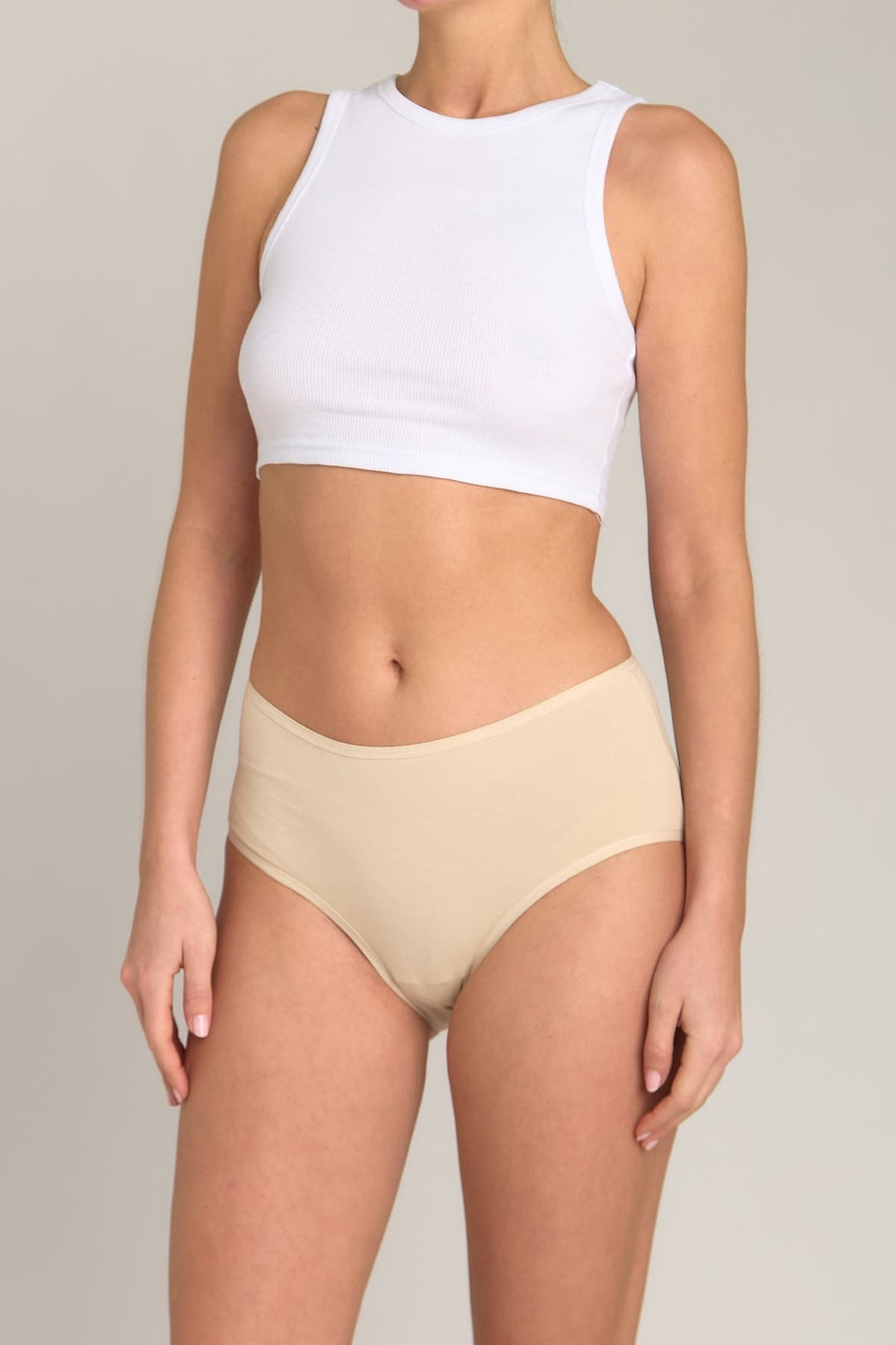 Lovely Things DAISY Micro Modal Culotte Hipster Taille Haute - ten