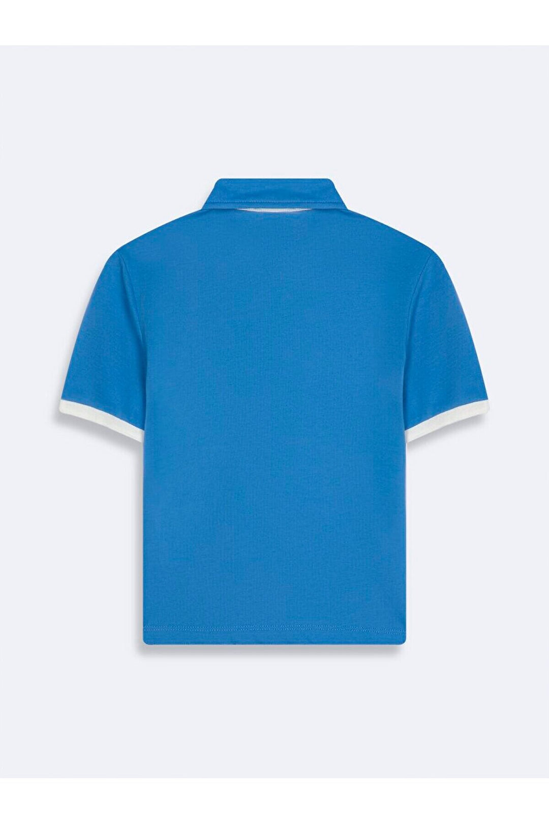 LTB T-shirt bleu marine à col polo à slogan slim relaxed à manches courtes - karişik_14209