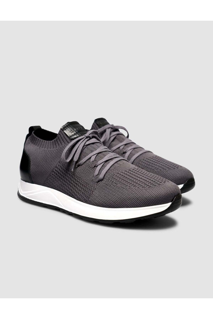 Cabani Shoes Chaussures de sport pour hommes Napoli en tricot anthracite - Anthracite