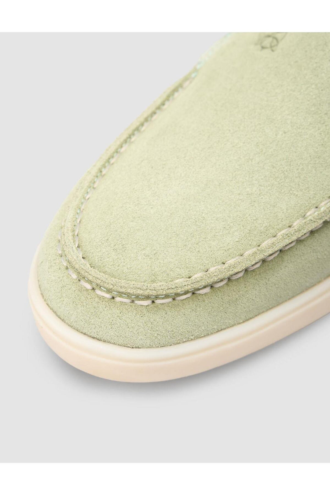 Cabani Shoes MonaMae 100% Cuir Véritable Vert Suédé Mocassins Femme - Vert
