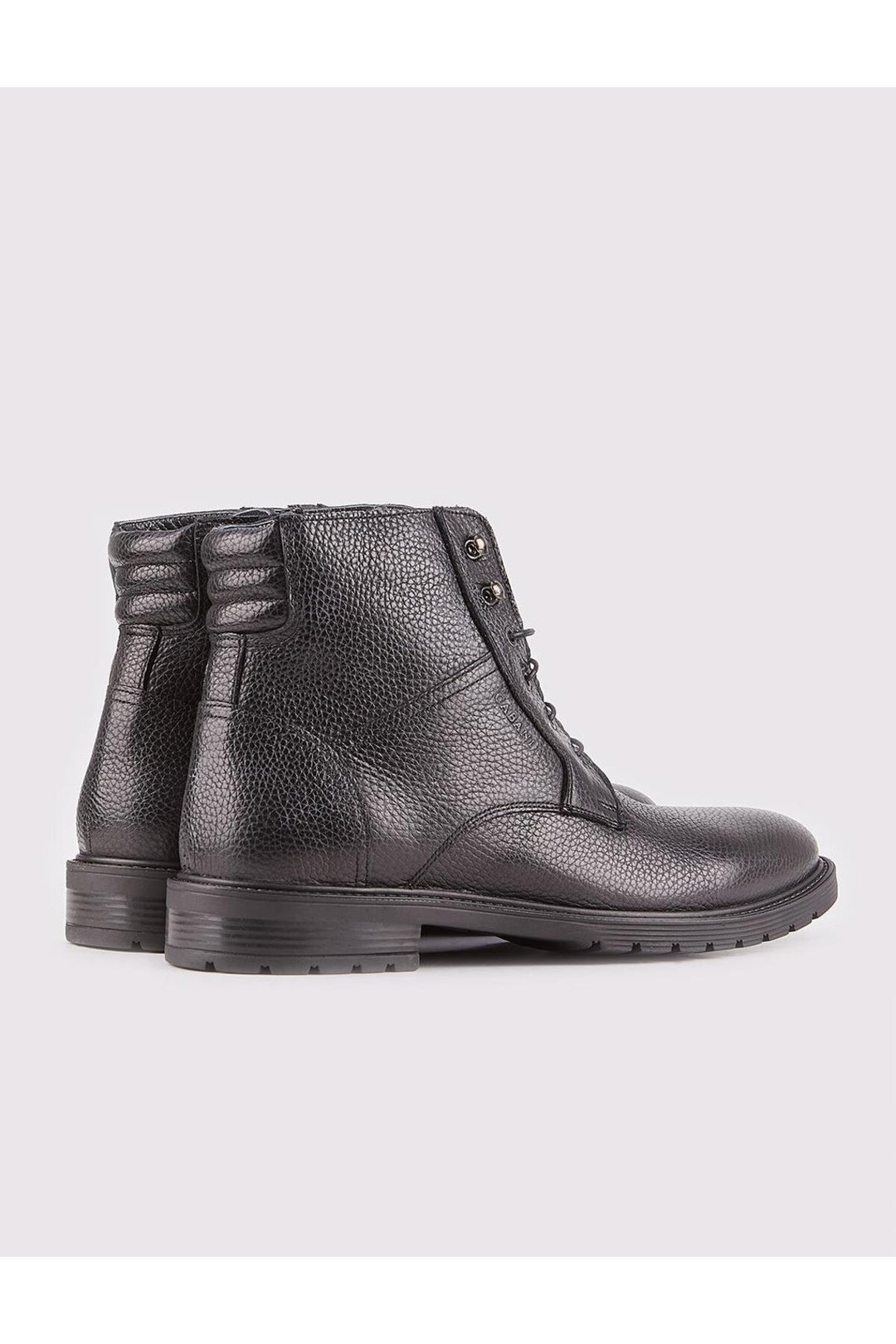 Cabani Shoes Bottines quotidiennes en cuir véritable pour homme, noires, à lacets. - Multicolore