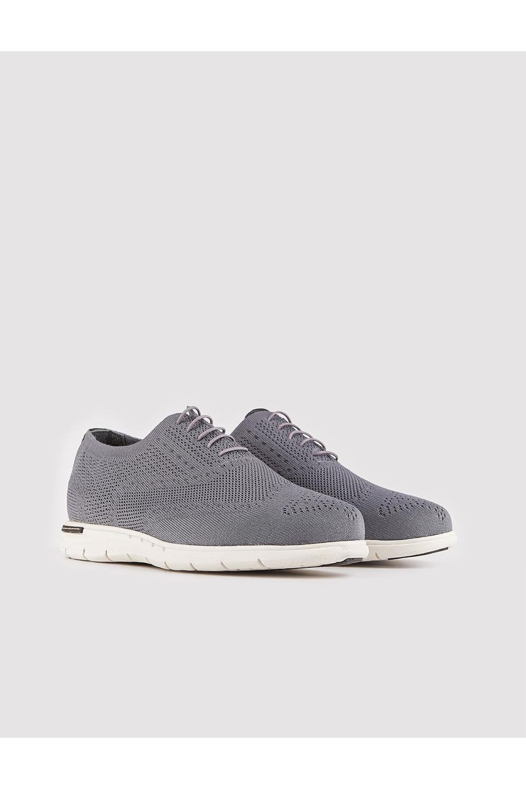 Cabani Shoes Chaussures décontractées pour hommes en tricot gris - Gris