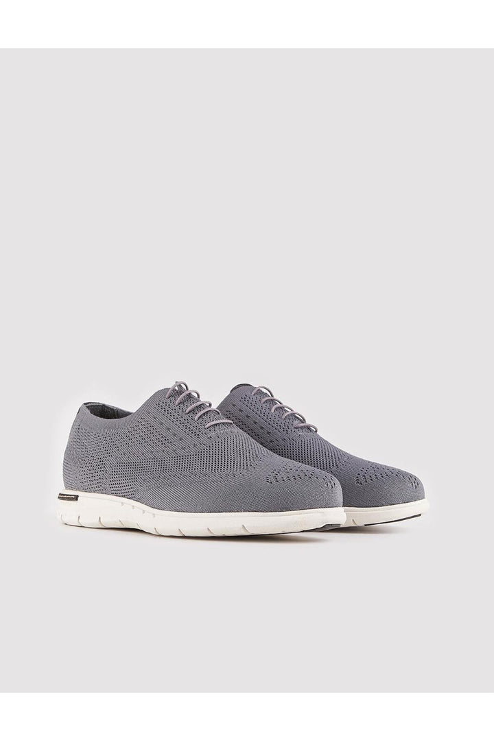 Cabani Shoes Chaussures décontractées pour hommes en tricot gris - Gris