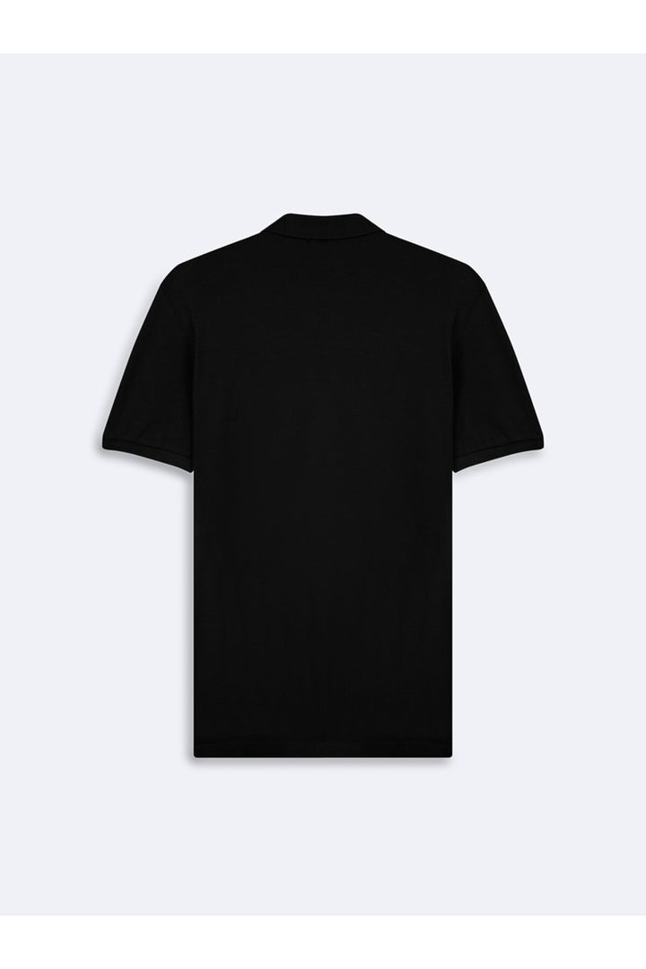 LTB T-shirt Polo à Col Zippé Noir - Noir