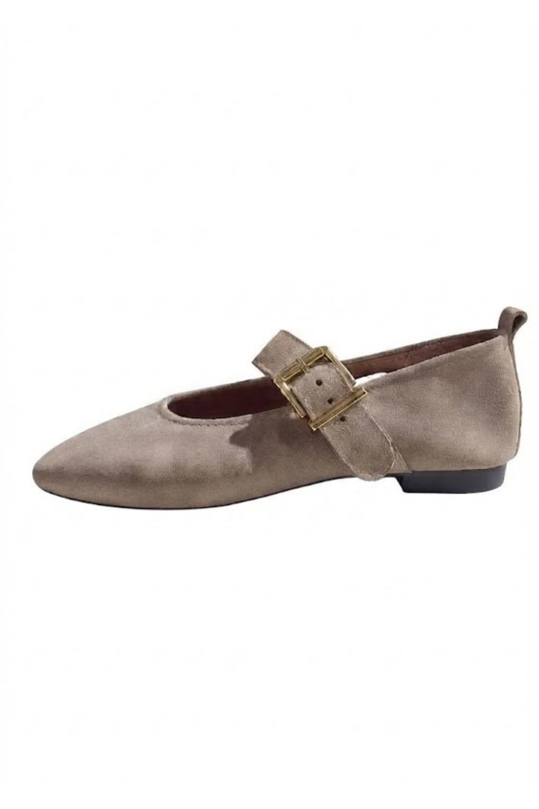 Wavelys NOREL Ballerines en cuir suédé véritable Beige - Beige