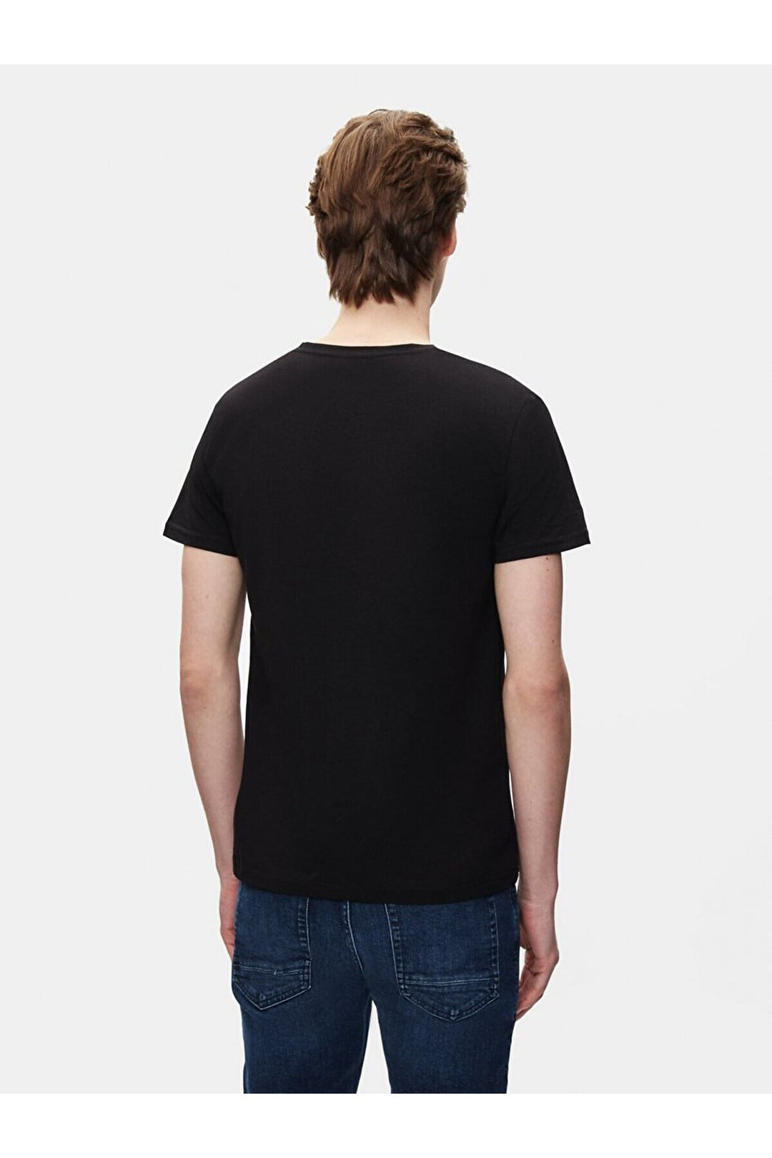 LTB T-shirt noir à manches courtes slim Pressure avec encolure en V