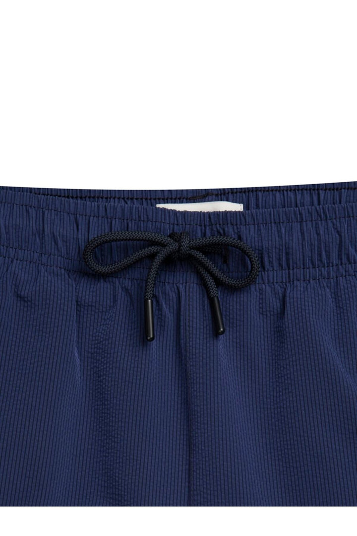 LTB Short de Bain Bleu marine à Taille Élastique - Bleu marine