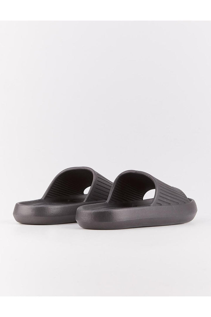 Cabani Shoes Sandales plates classiques noires pour femmes - Noir